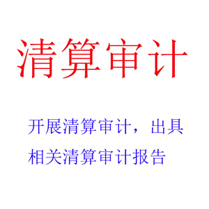 开展清算审计，出具相关清算审计报告