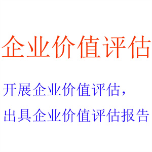 开展企业价值评估，出具企业价值评估报告