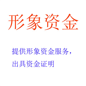 提供形象资金服务，完成形象资金业务