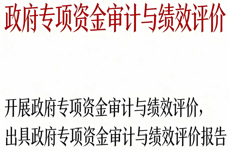 政府专项资金审计与绩效评价 | 确保专款专用，助力项目成功申报与验收